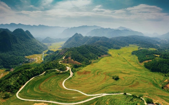 Pù Luông vào mùa lúa chín